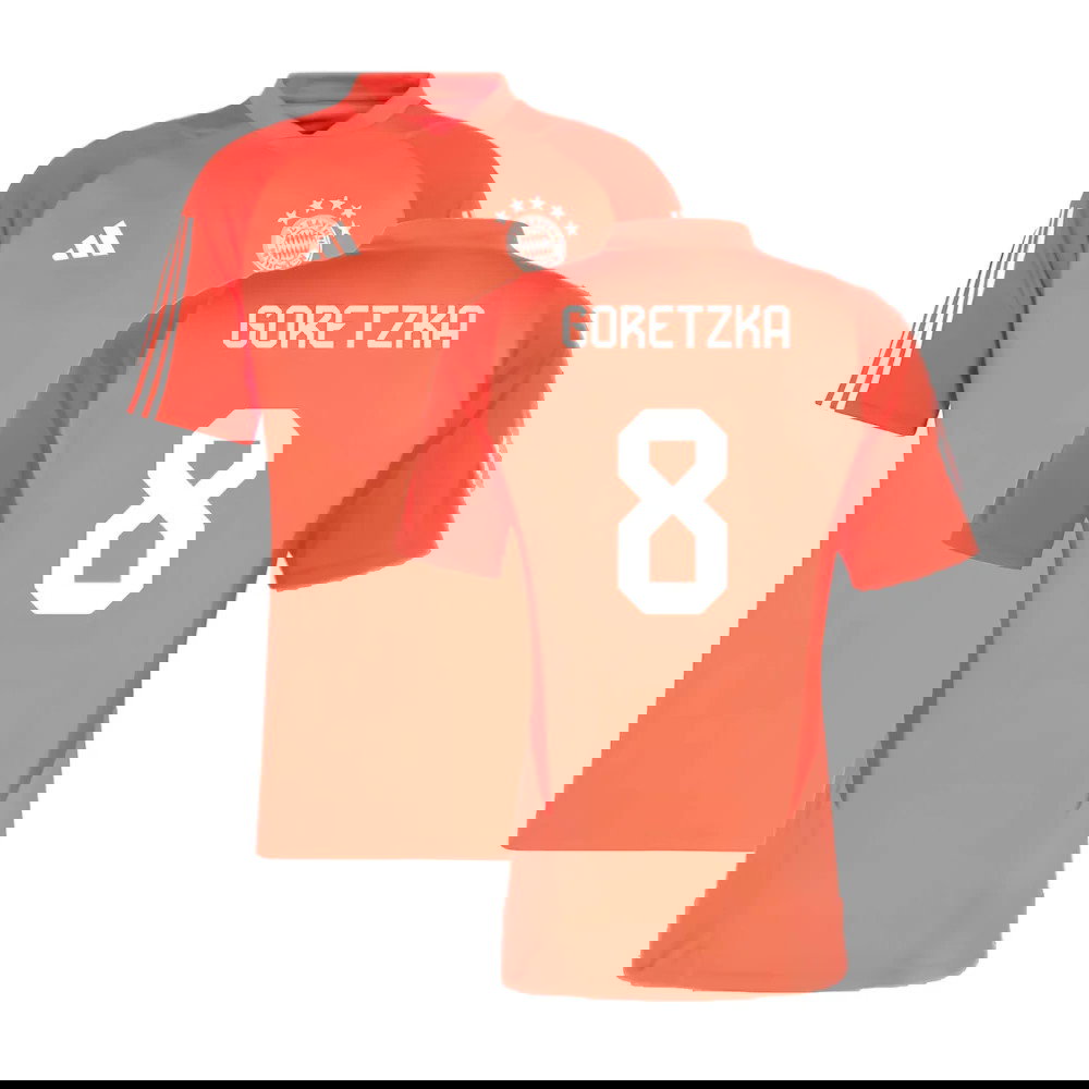2023-2024 Bayern Munich Training Jersey (Red) (Goretzka 8)