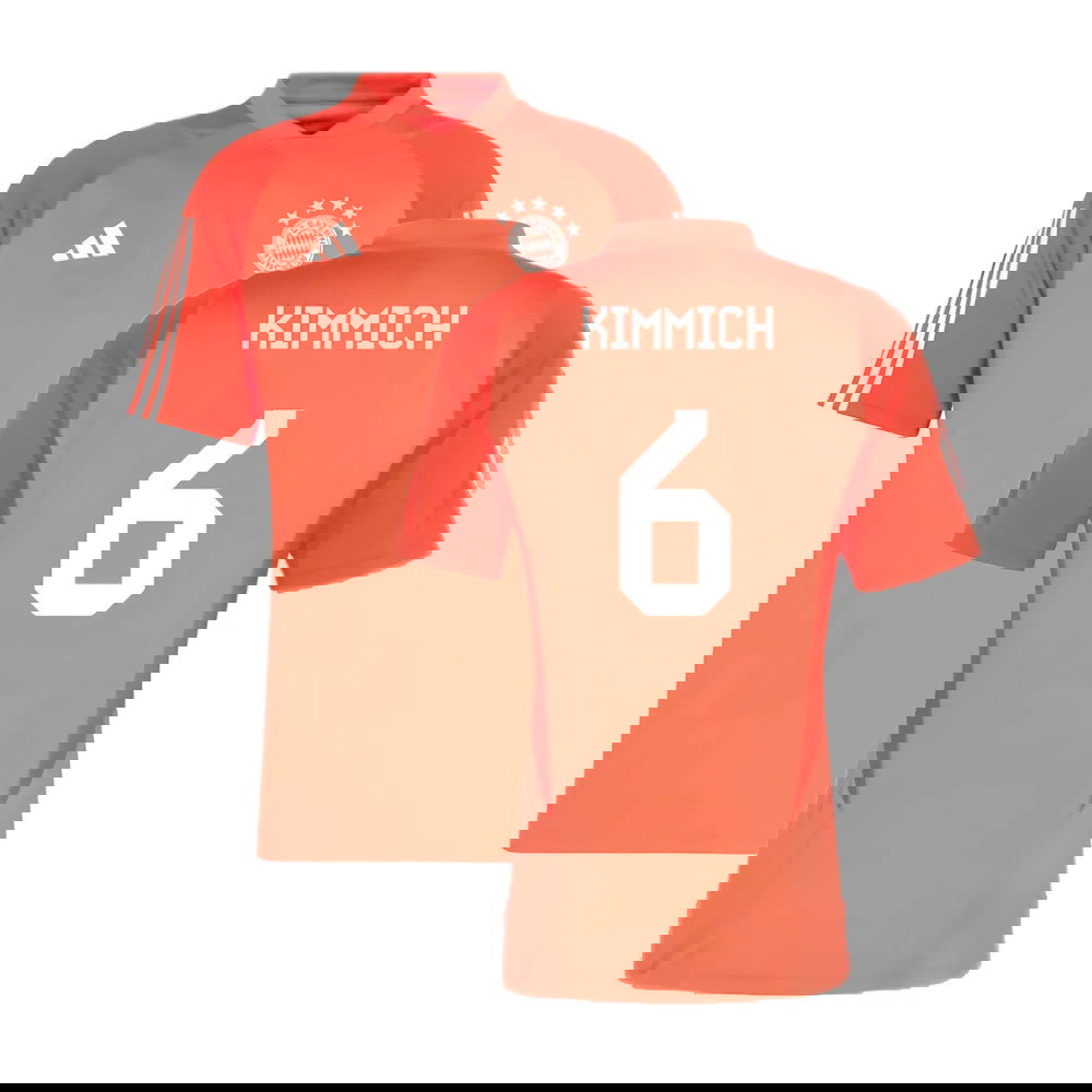 2023-2024 Bayern Munich Training Jersey (Red) (Kimmich 6)