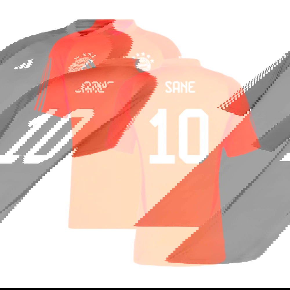 2023-2024 Bayern Munich Training Jersey (Red) (Sane 10)