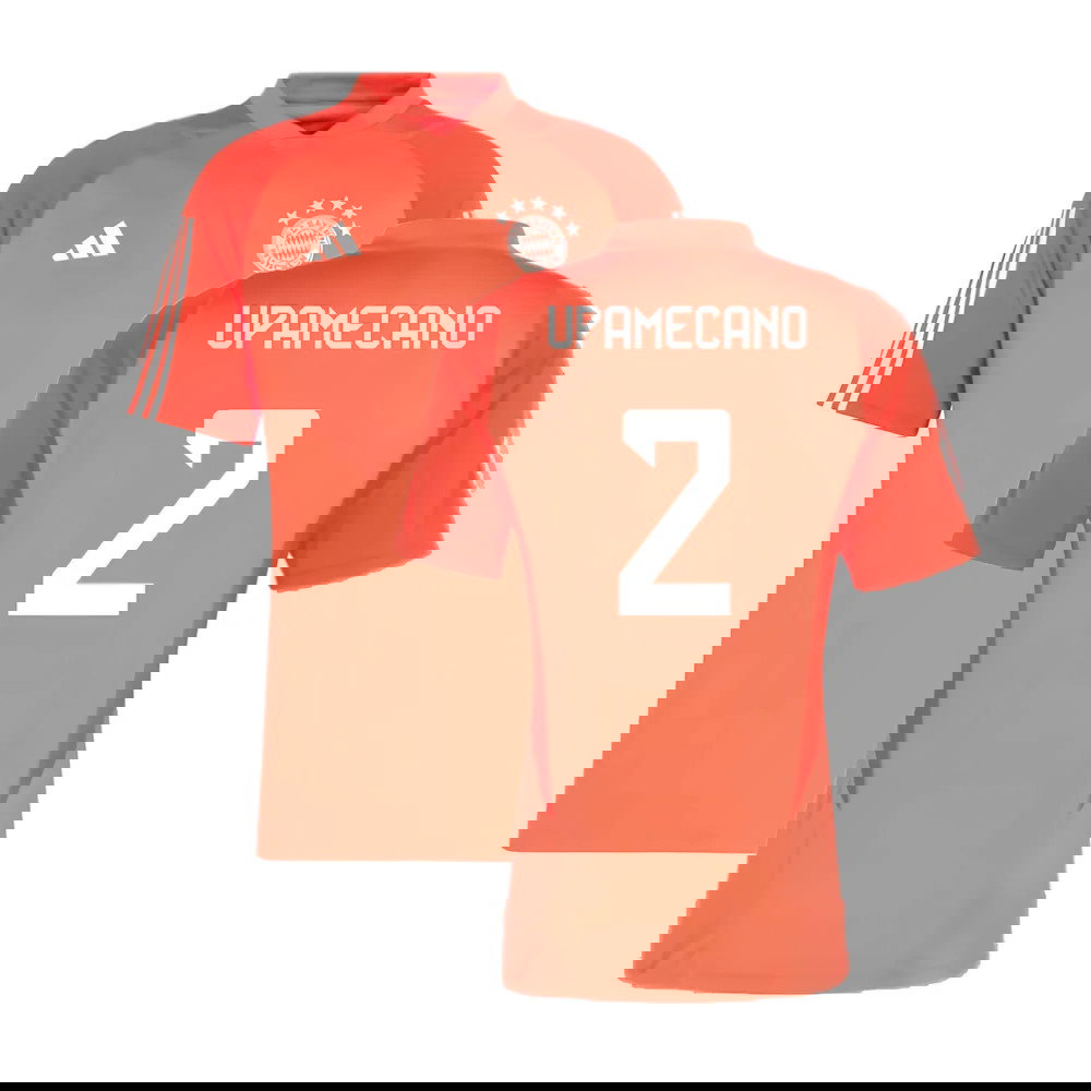 2023-2024 Bayern Munich Training Jersey (Red) (Upamecano 2)
