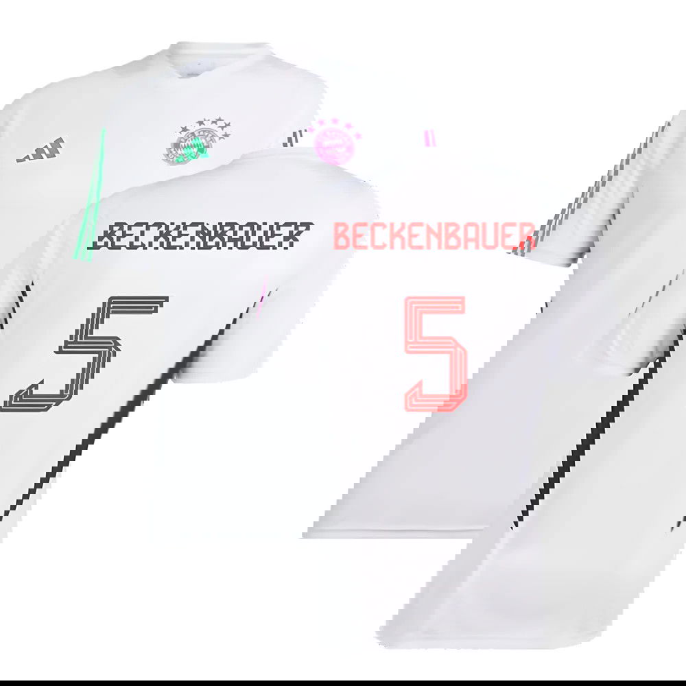 2023-2024 Bayern Munich Training Shirt (White) (Beckenbauer 5)