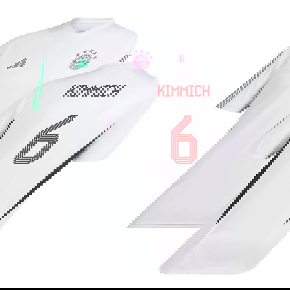 2023-2024 Bayern Munich Training Shirt (White) (Kimmich 6)