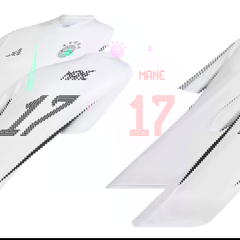 2023-2024 Bayern Munich Training Shirt (White) (Mane 17)
