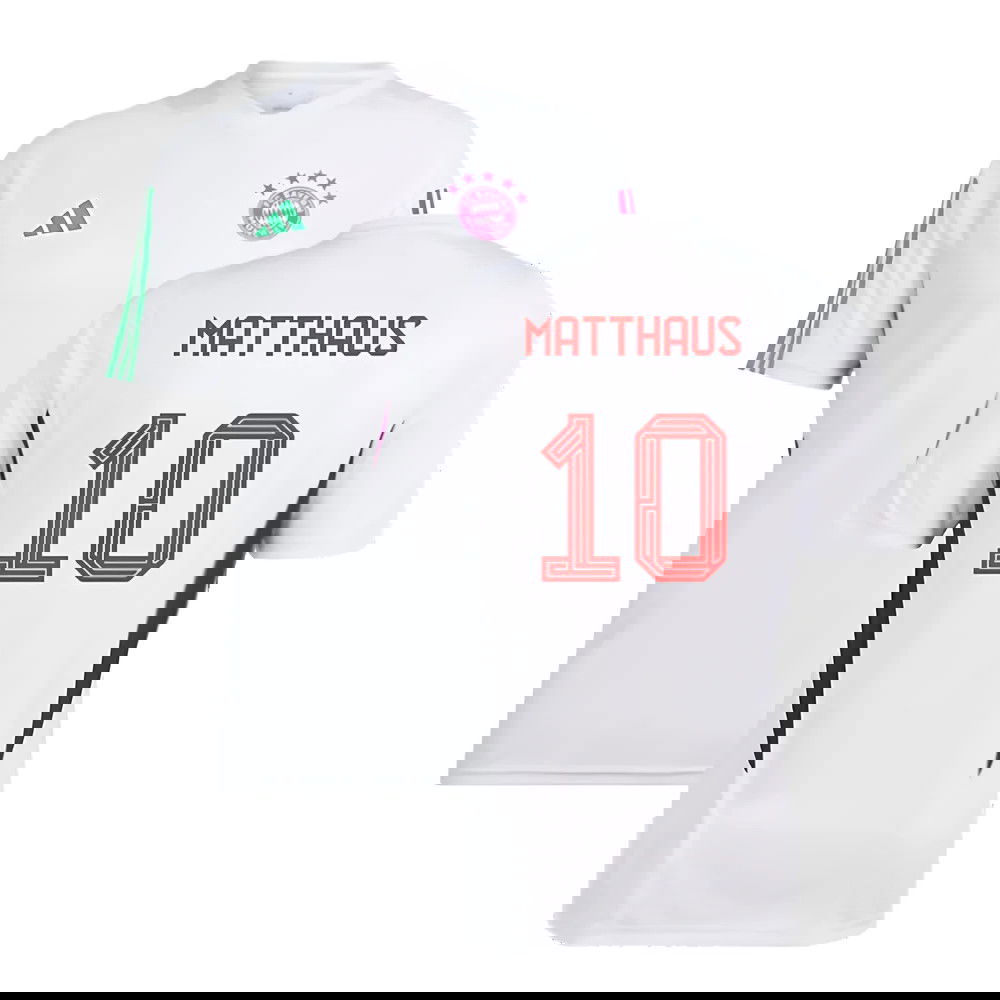 2023-2024 Bayern Munich Training Shirt (White) (Matthaus 10)