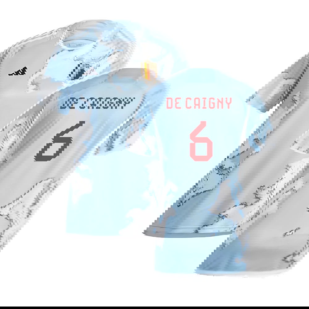 2023-2024 Belgium Away Shirt (Ladies) (De Caigny 6)