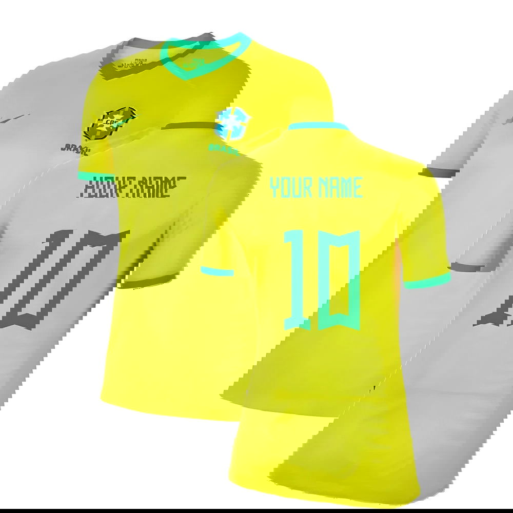 2023-2024 Brazil WWC Home Shirt (Ladies) (Your Name)