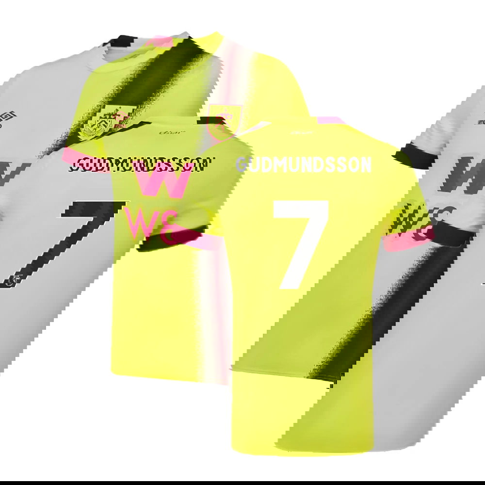 2023-2024 Burnley Away Shirt (GUDMUNDSSON 7)