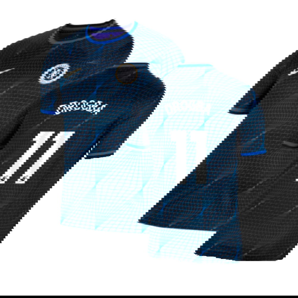 2023-2024 Chelsea Away Football Shirt (DROGBA 11)