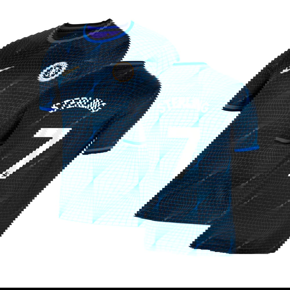 2023-2024 Chelsea Away Football Shirt (STERLING 7)