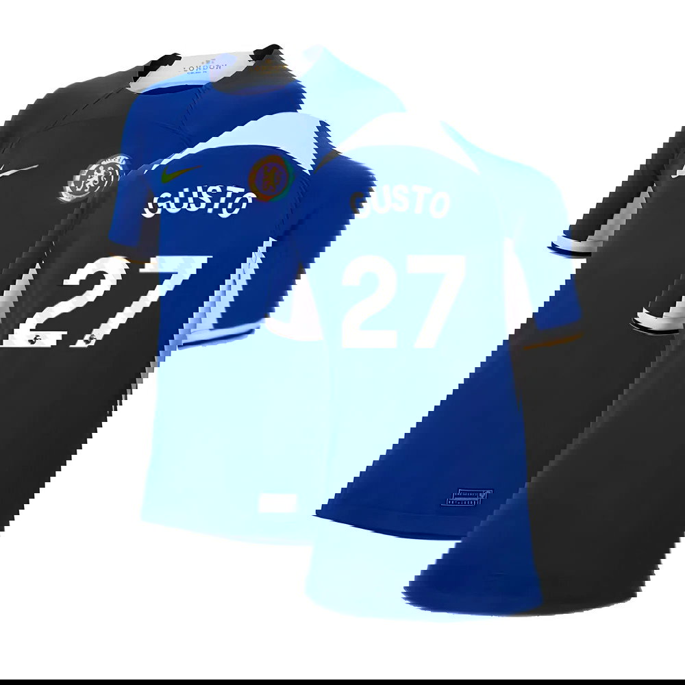 2023-2024 Chelsea Home Shirt (Kids) (Gusto 27)