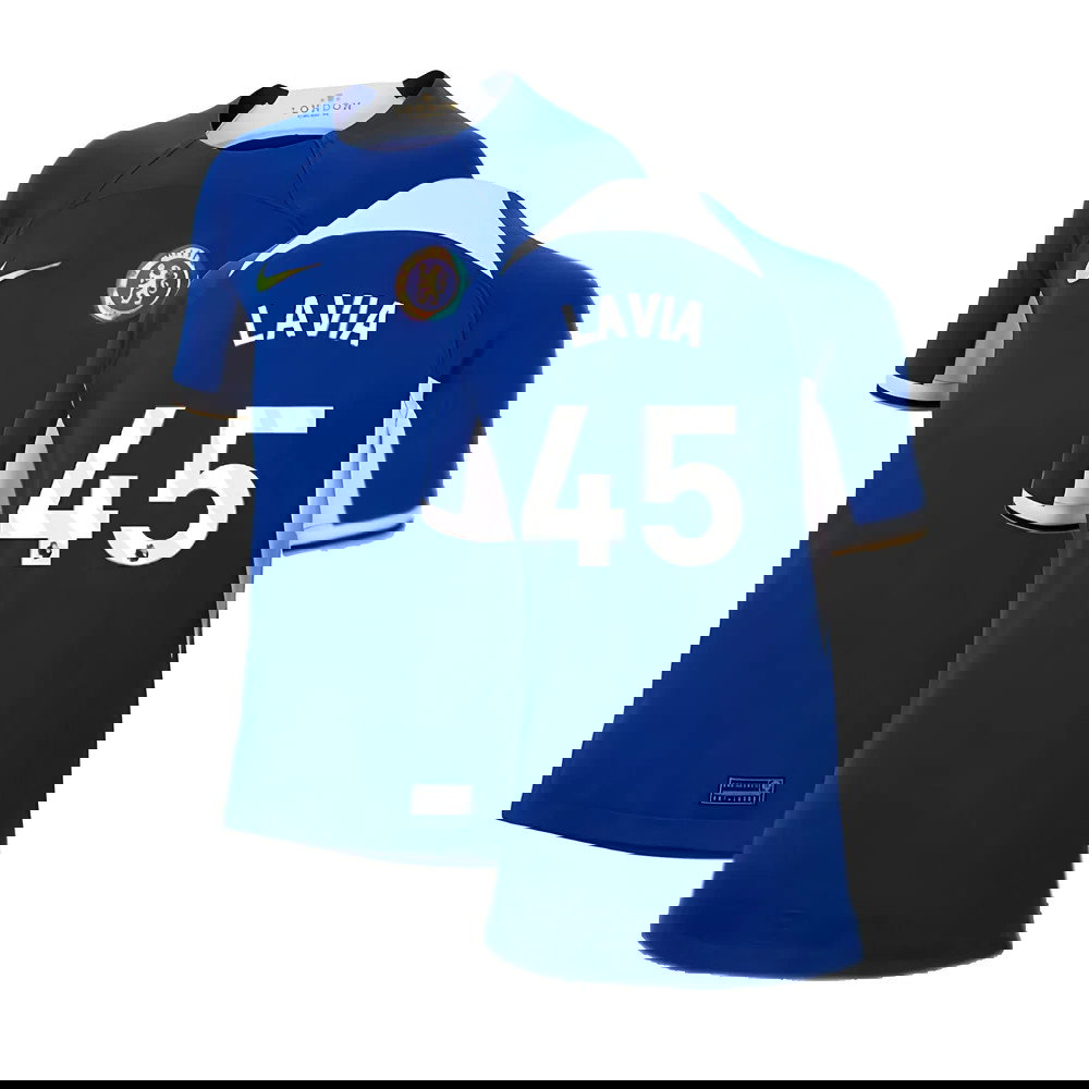 2023-2024 Chelsea Home Shirt (Kids) (Lavia 45)