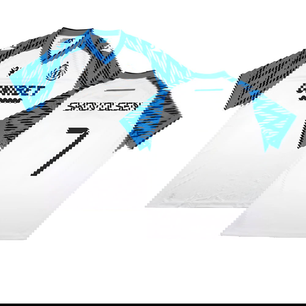 2023-2024 Club Brugge Authentic Away Shirt (SKOV OLSEN 7)