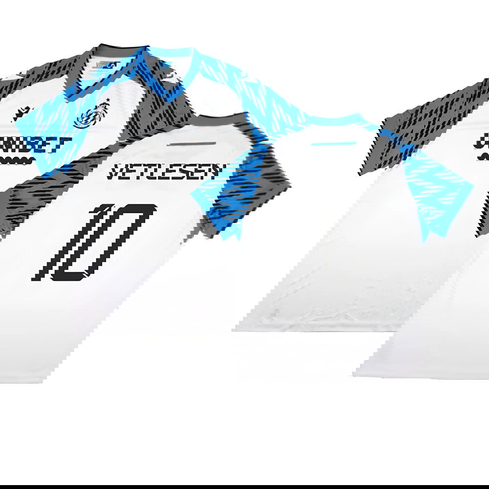 2023-2024 Club Brugge Authentic Away Shirt (VETLESEN 10)