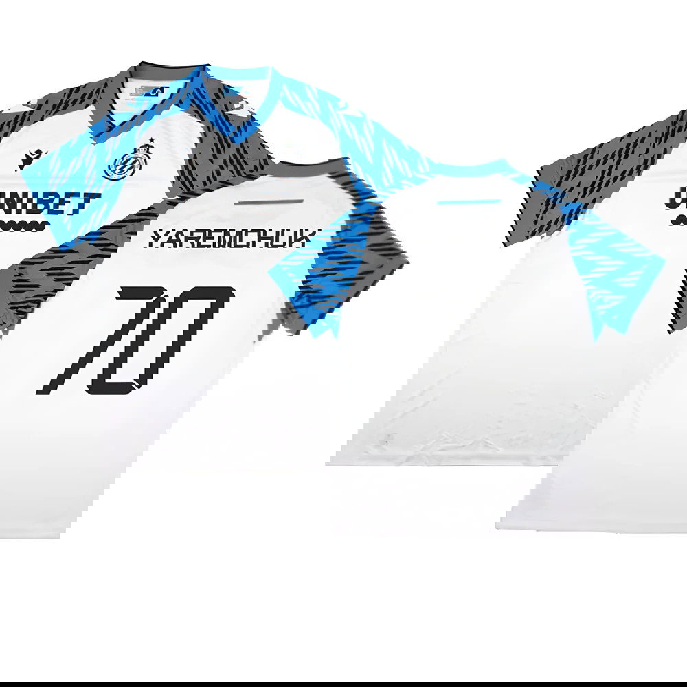 2023-2024 Club Brugge Authentic Away Shirt (YAREMCHUK 70)