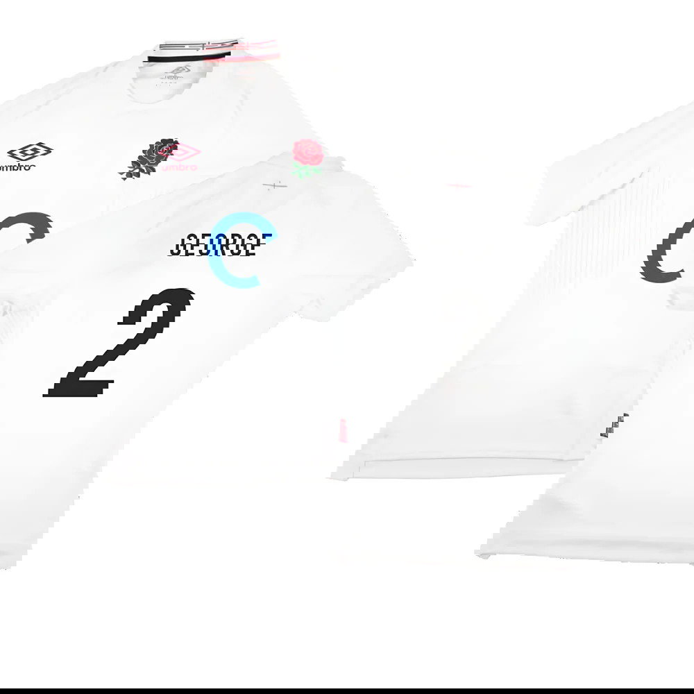 2023-2024 England Rugby Home Pro Jersey (George 2)