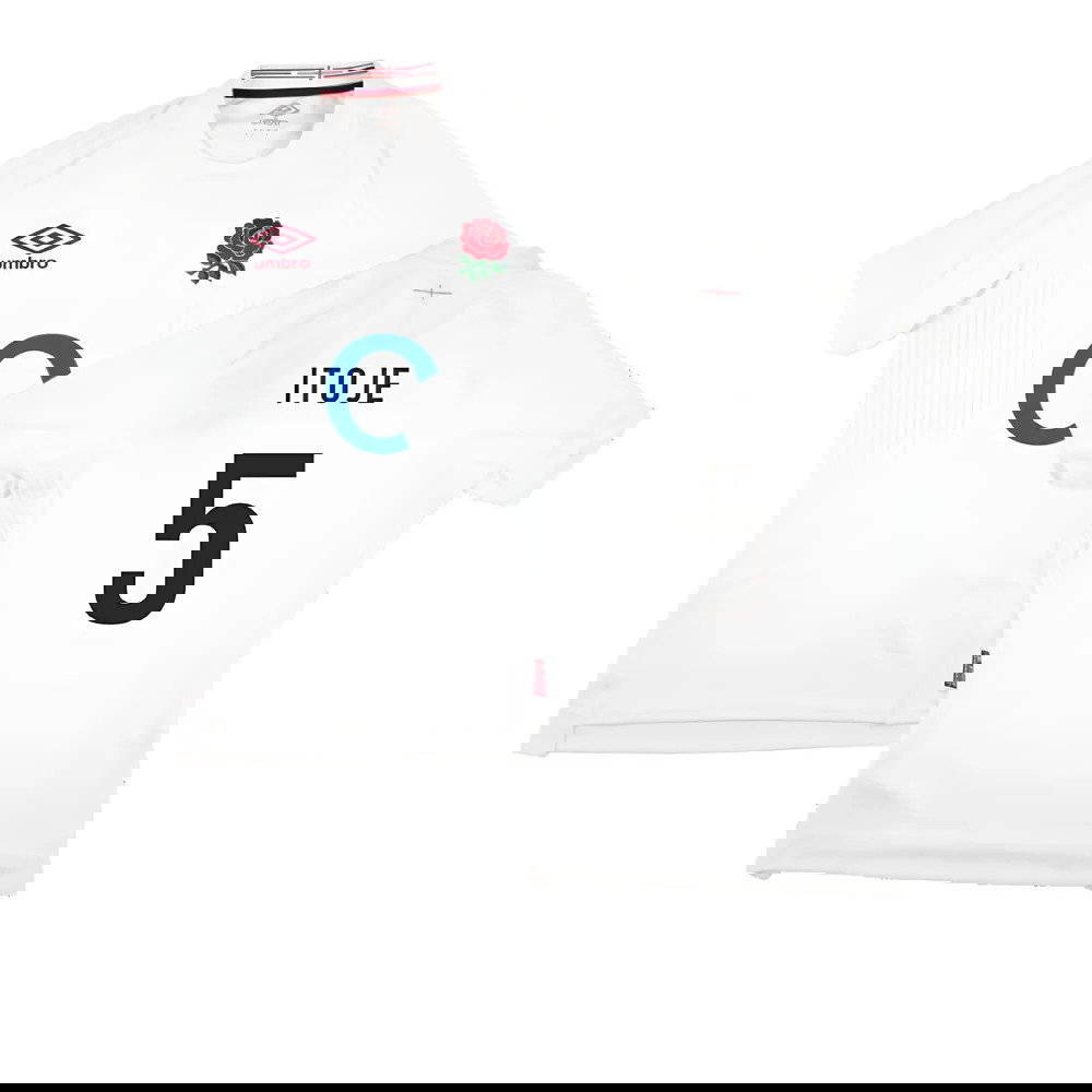 2023-2024 England Rugby Home Pro Jersey (Itoje 5)