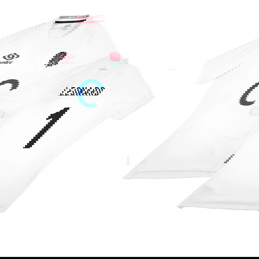 2023-2024 England Rugby Home Pro Jersey (Leonard 1)