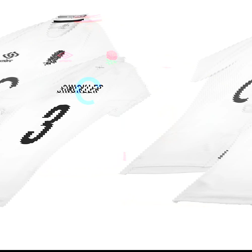 2023-2024 England Rugby Home Pro Jersey (Sinckler 3)