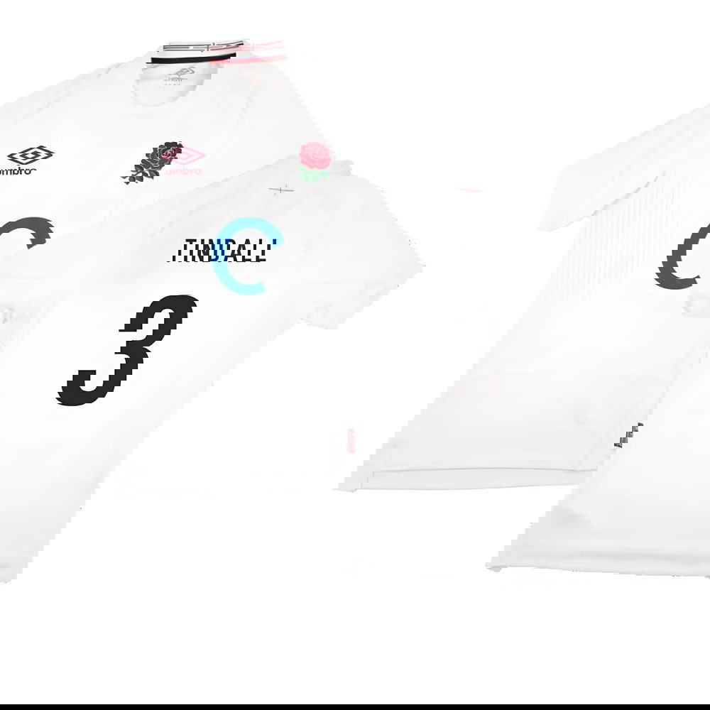 2023-2024 England Rugby Home Pro Jersey (Tindall 3)