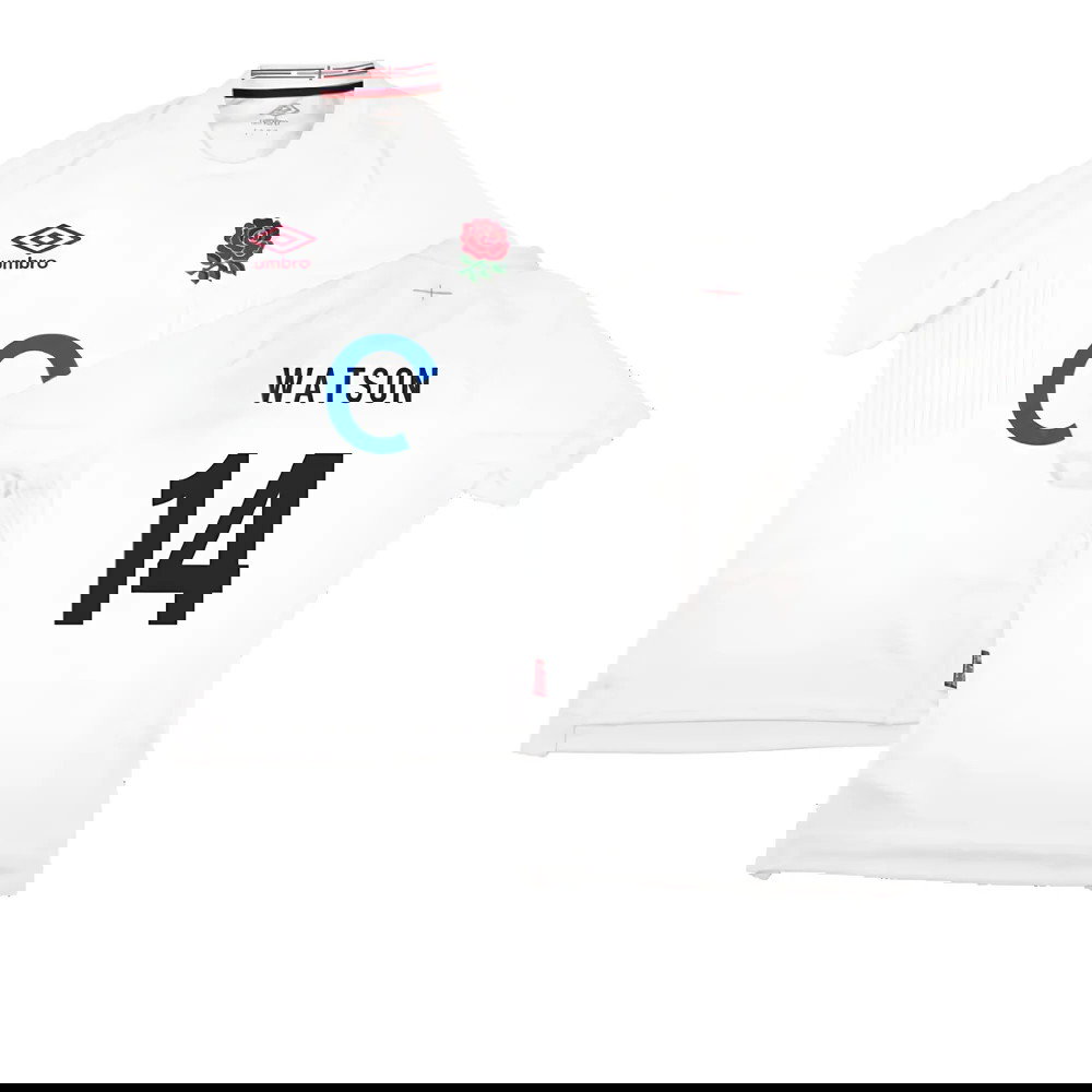 2023-2024 England Rugby Home Pro Jersey (Watson 14)