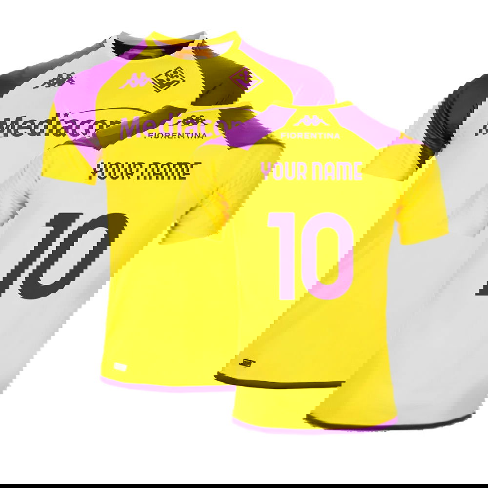 2023-2024 Fiorentina Training Shirt (Yellow) (Your Name)