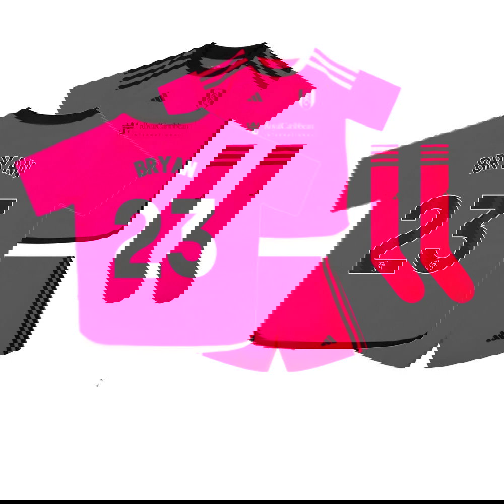 2023-2024 Fulham Away Little Boys Mini Kit (Bryan 23)