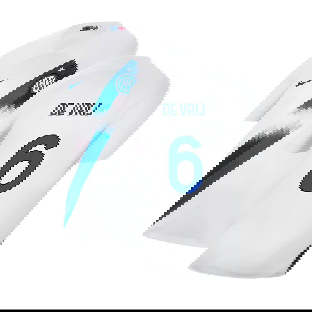 2023-2024 Inter Milan Away Shirt (De Vrij 6)