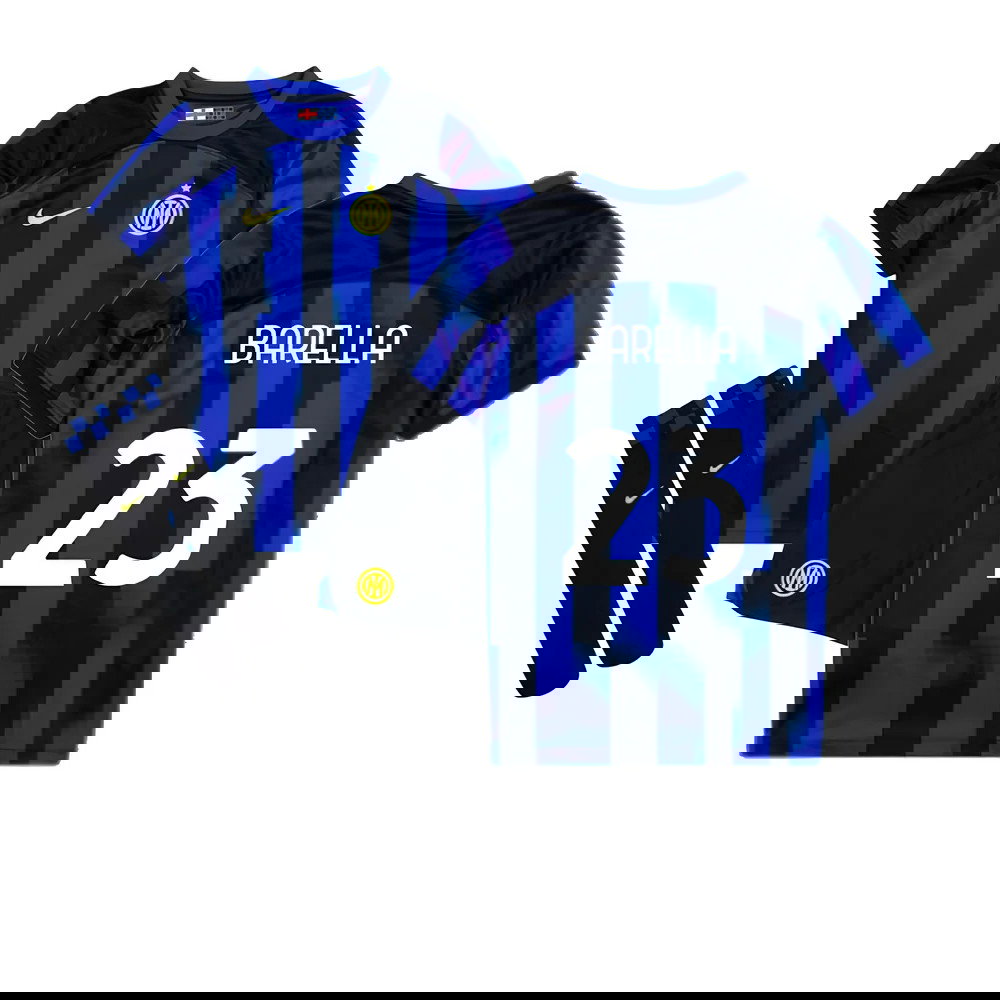 2023-2024 Inter Milan Home Mini Kit (Barella 23)
