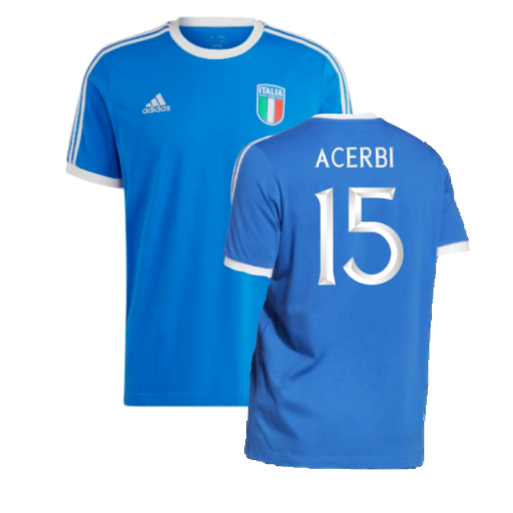 2023-2024 Italy DNA 3S Tee (Blue) (ACERBI 15)