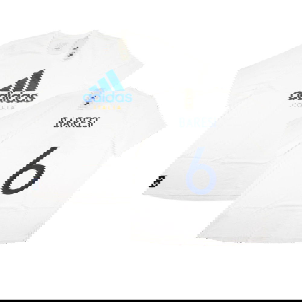 2023-2024 Italy DNA Graphic Tee (White) (BARESI 6)