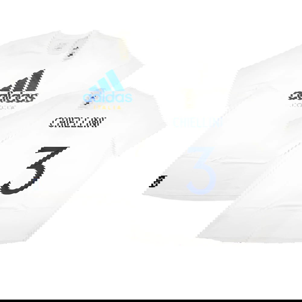 2023-2024 Italy DNA Graphic Tee (White) (CHIELLINI 3)
