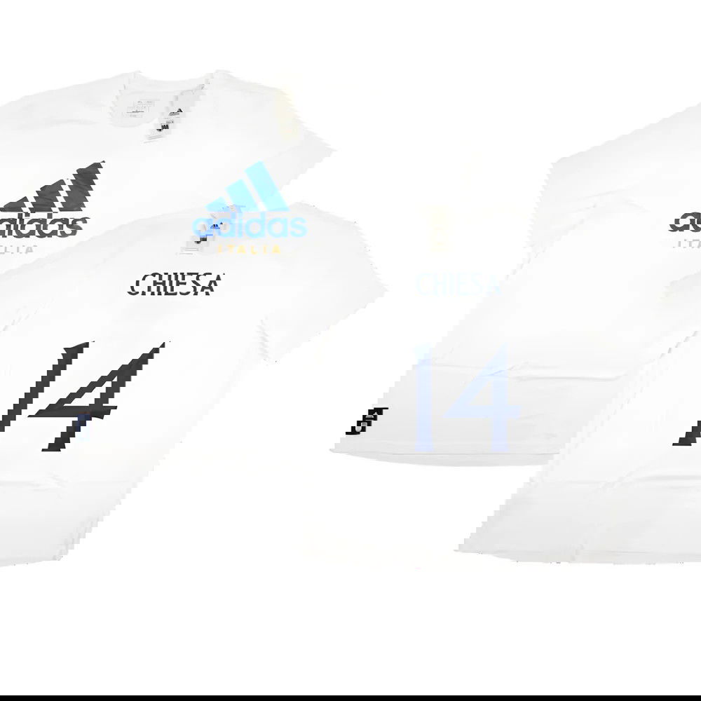 2023-2024 Italy DNA Graphic Tee (White) (CHIESA 14)