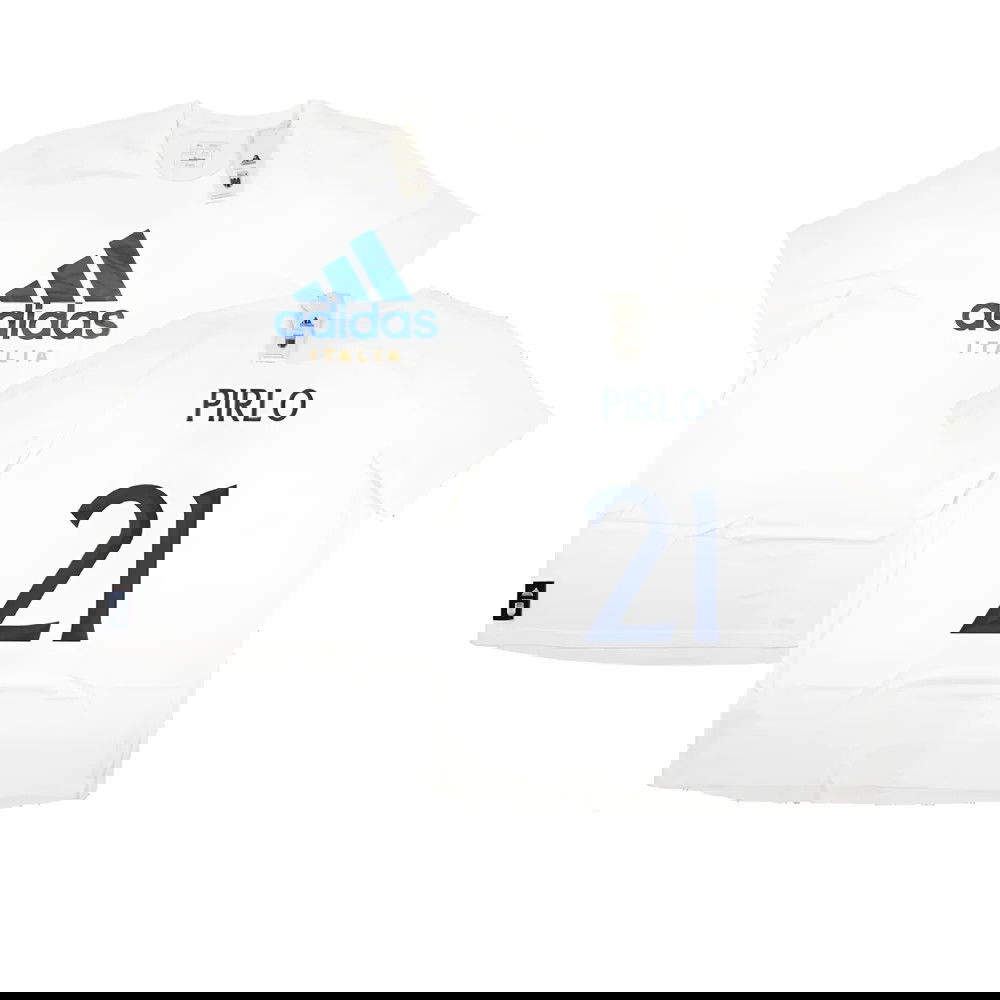 2023-2024 Italy DNA Graphic Tee (White) (PIRLO 21)