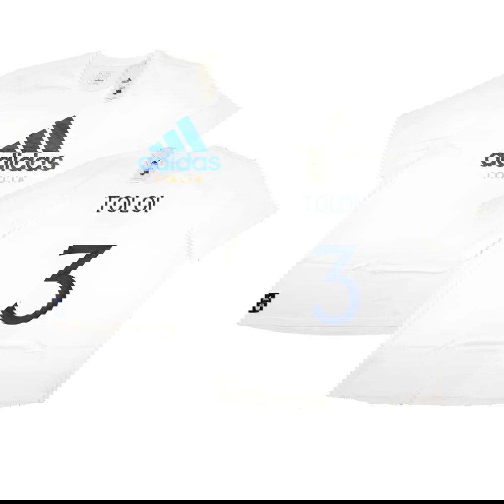 2023-2024 Italy DNA Graphic Tee (White) (TOLOI 3)