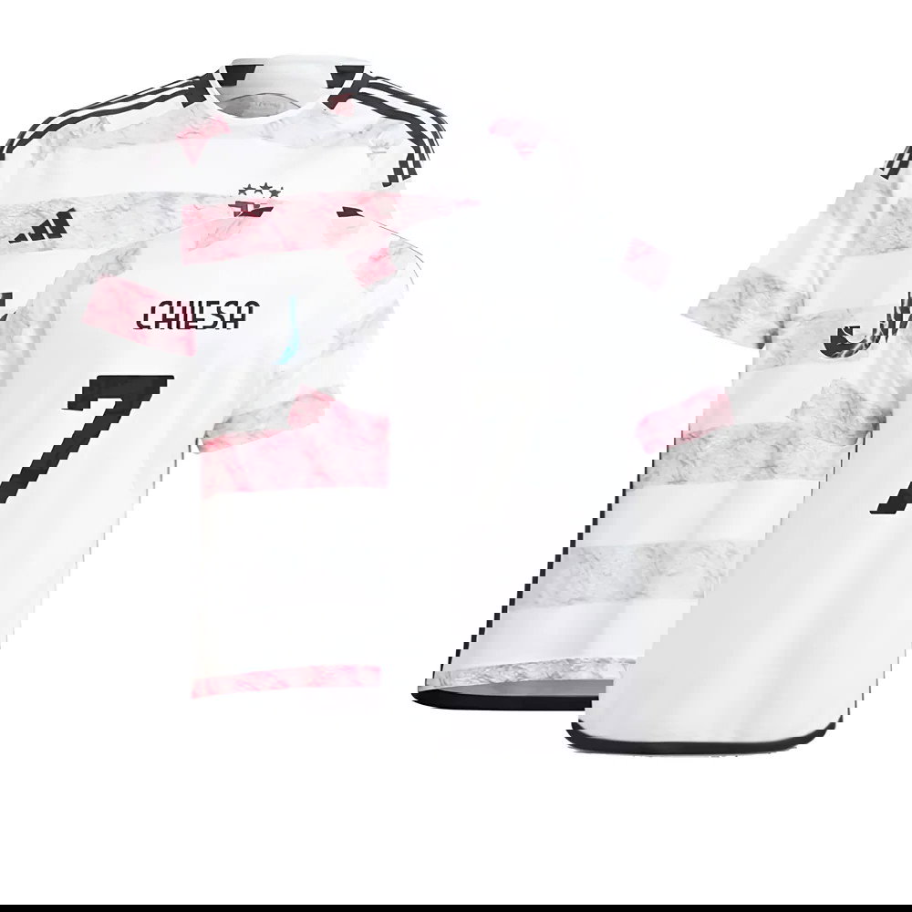 2023-2024 Juventus Away Shirt (Kids) (CHIESA 7)