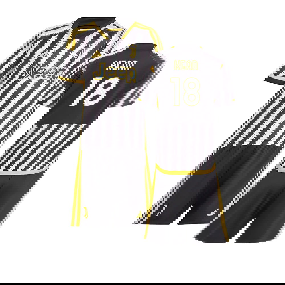 2023-2024 Juventus Home Mini Kit (KEAN 18)