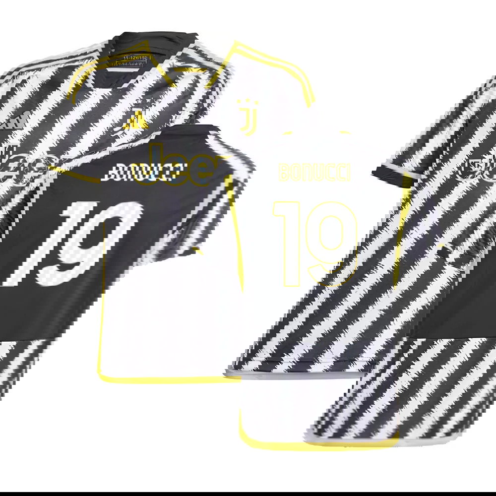 2023-2024 Juventus Home Shirt (Kids) (BONUCCI 19)