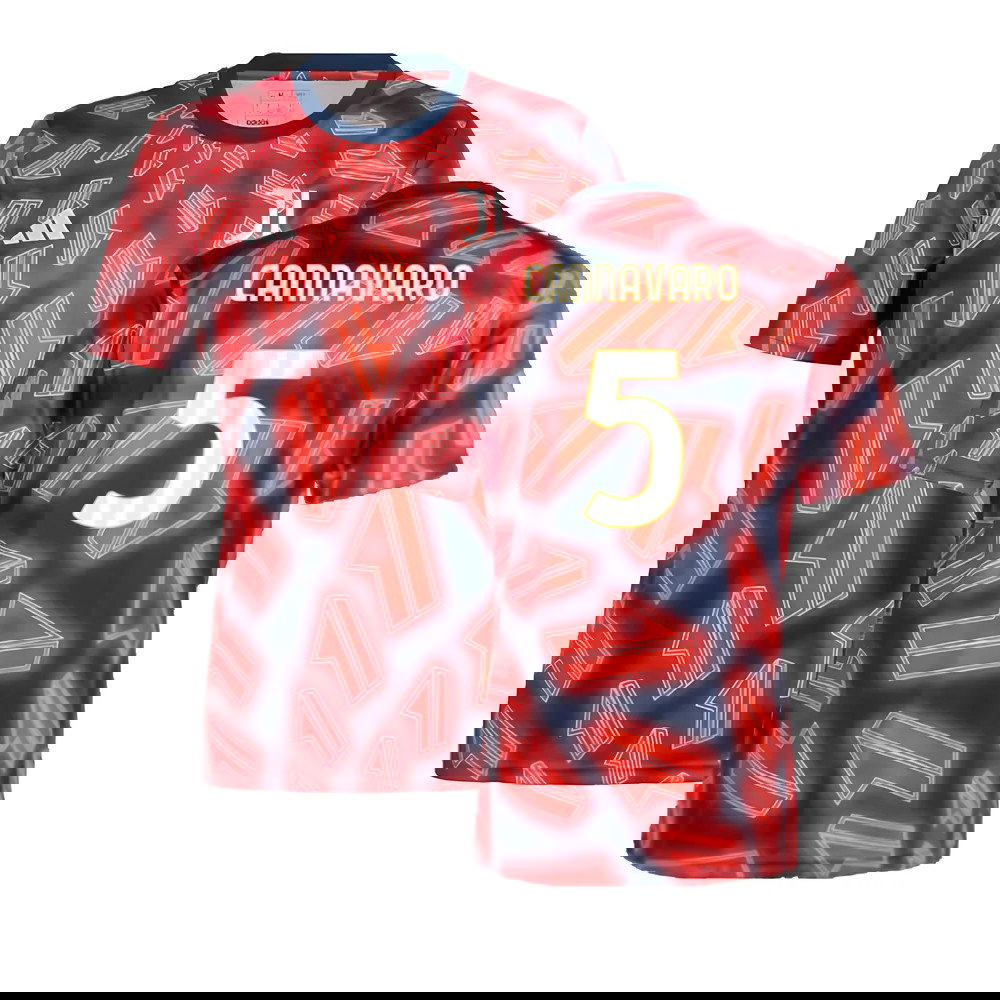 2023-2024 Juventus Pre Match Shirt (Night Indigo) (CANNAVARO 5)