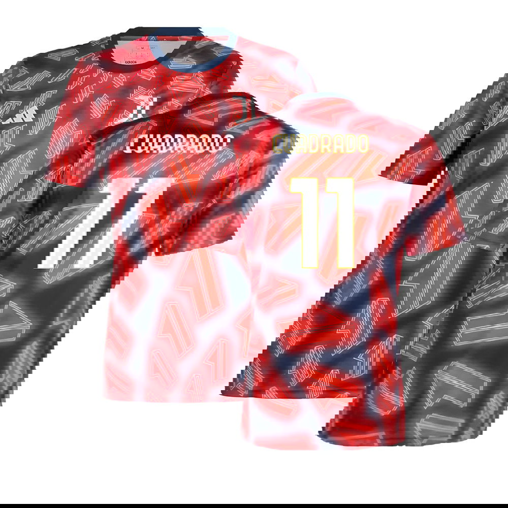 2023-2024 Juventus Pre Match Shirt (Night Indigo) (CUADRADO 11)