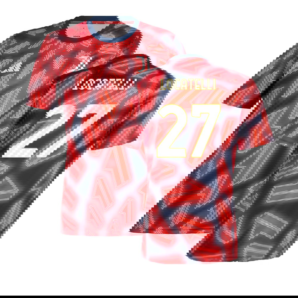 2023-2024 Juventus Pre Match Shirt (Night Indigo) (LOCATELLI 27)