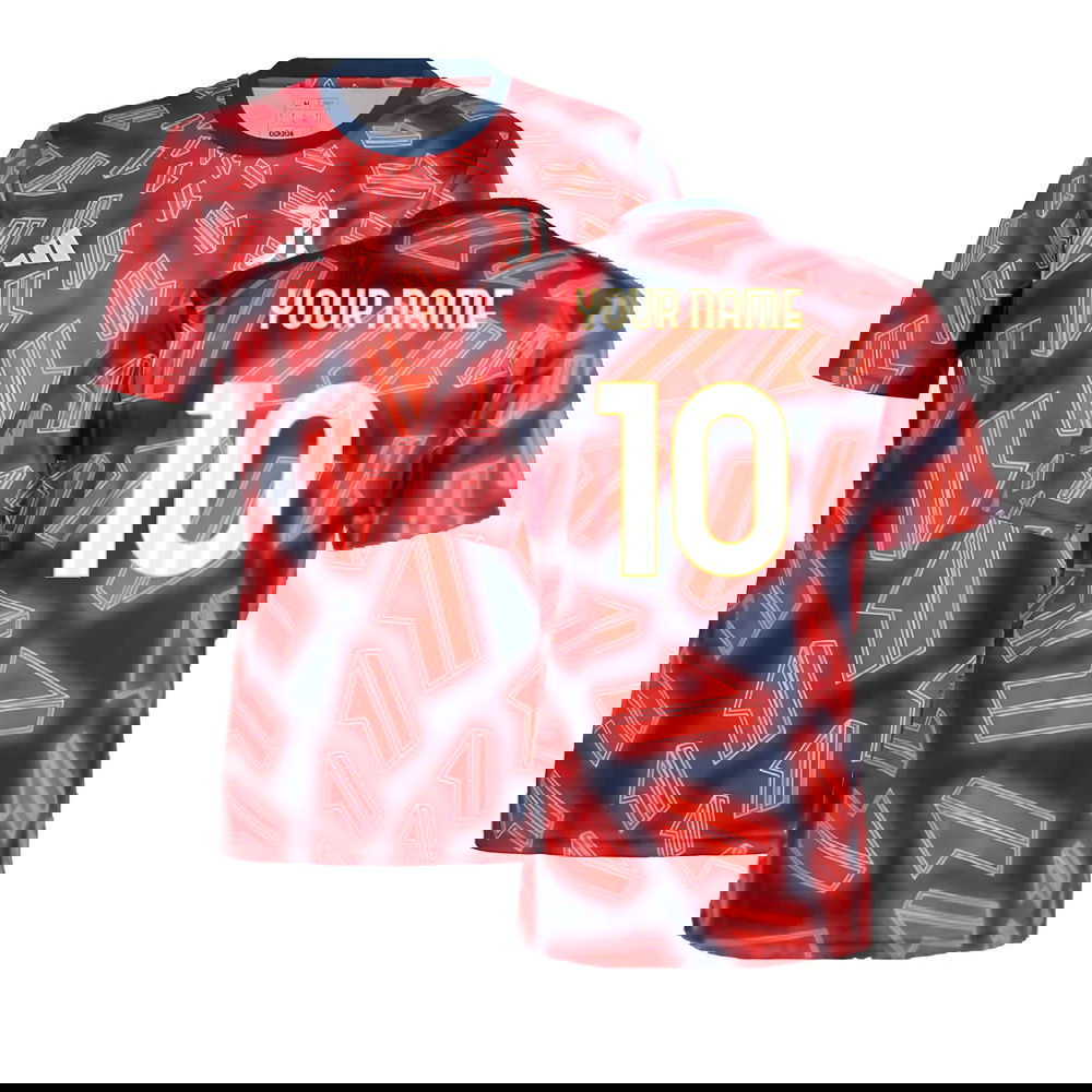 2023-2024 Juventus Pre Match Shirt (Night Indigo) (Your Name)