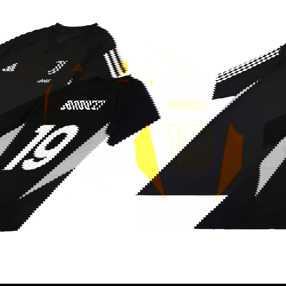 2023-2024 Juventus Training Shirt (Black) (BONUCCI 19)