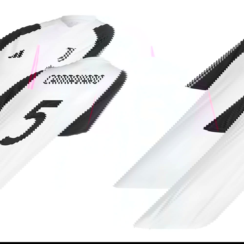 2023-2024 Juventus Training Shirt (White) (CANNAVARO 5)