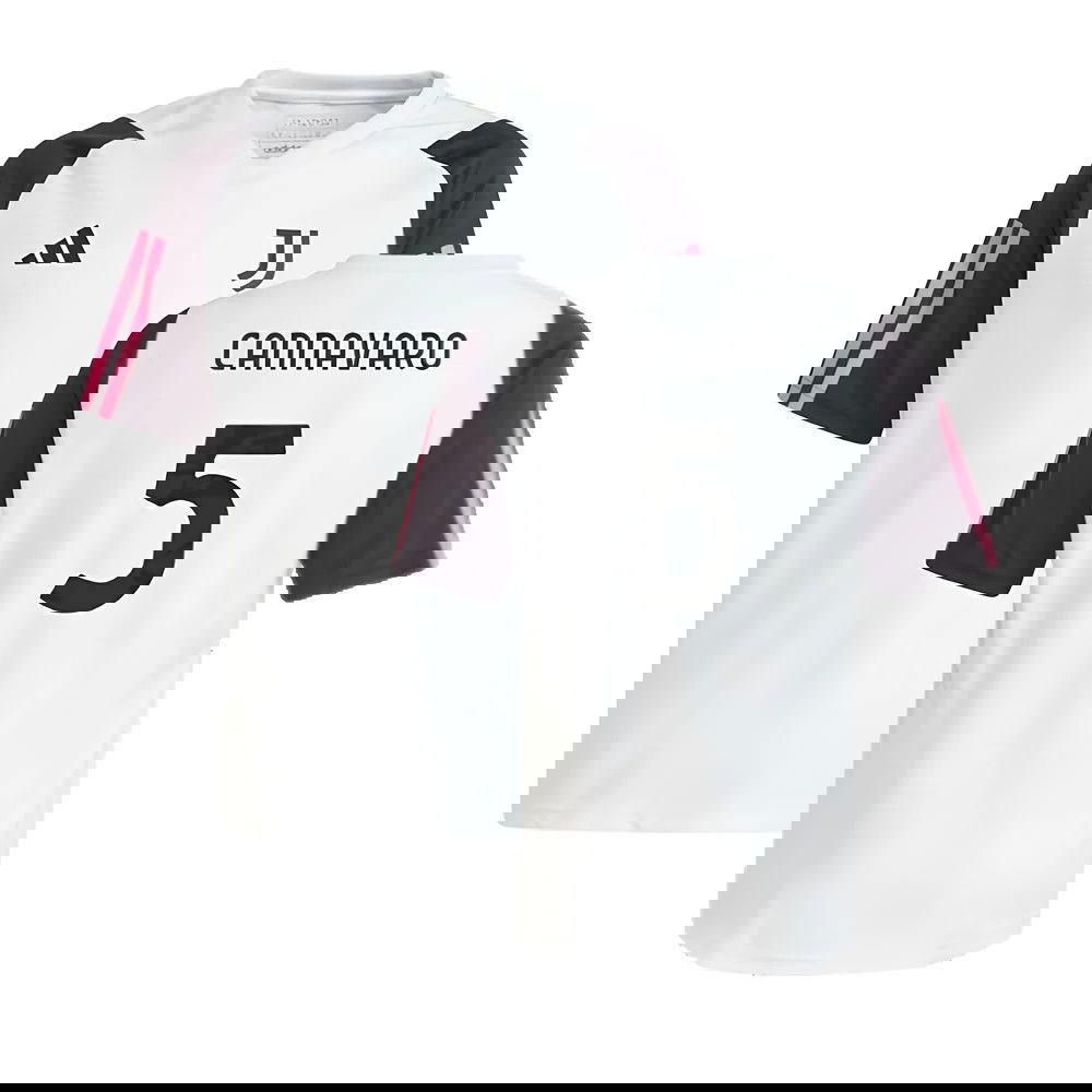 2023-2024 Juventus Training Shirt (White) - Kids (CANNAVARO 5)