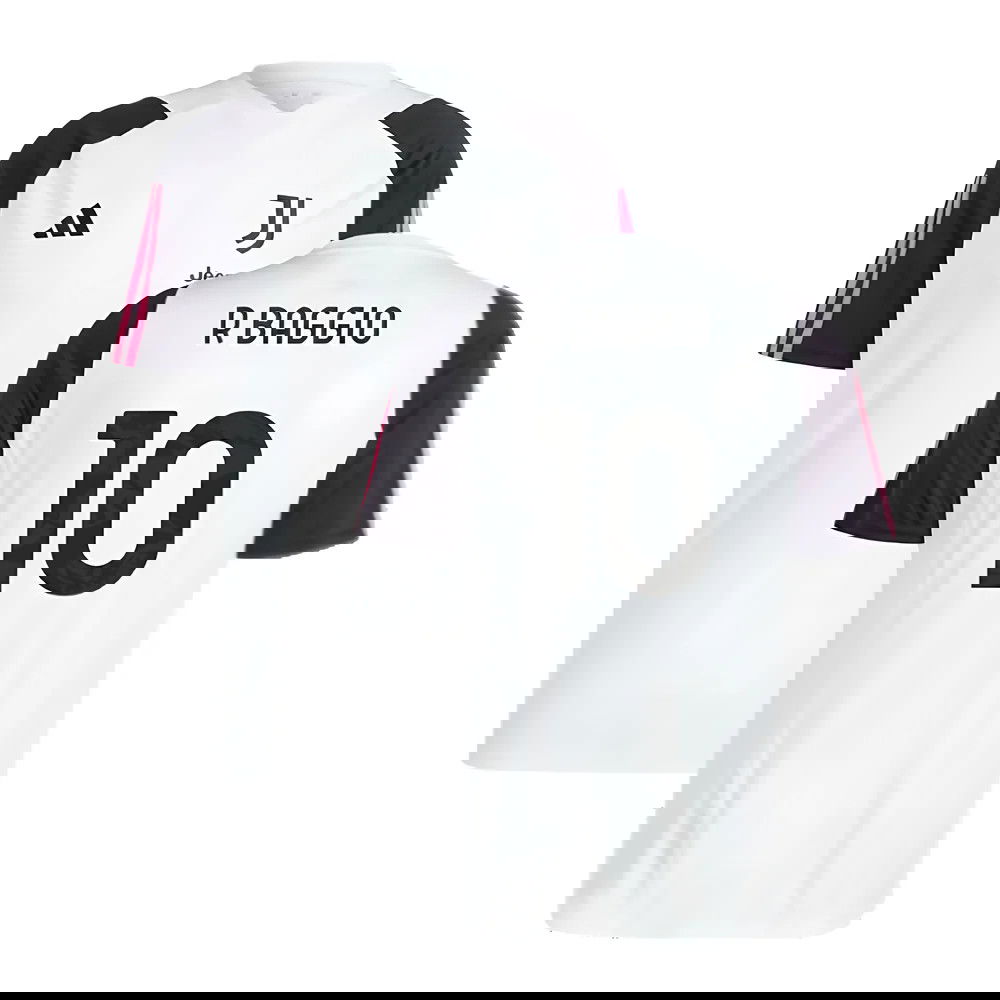 2023-2024 Juventus Training Shirt (White) (R BAGGIO 10)