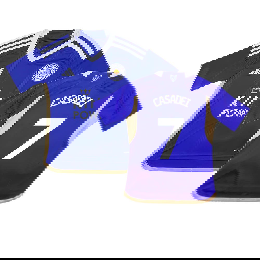 2023-2024 Leicester City Home Shirt (Kids) (Casadei 7)