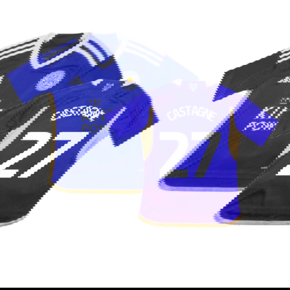 2023-2024 Leicester City Home Shirt (Kids) (Castagne 27)