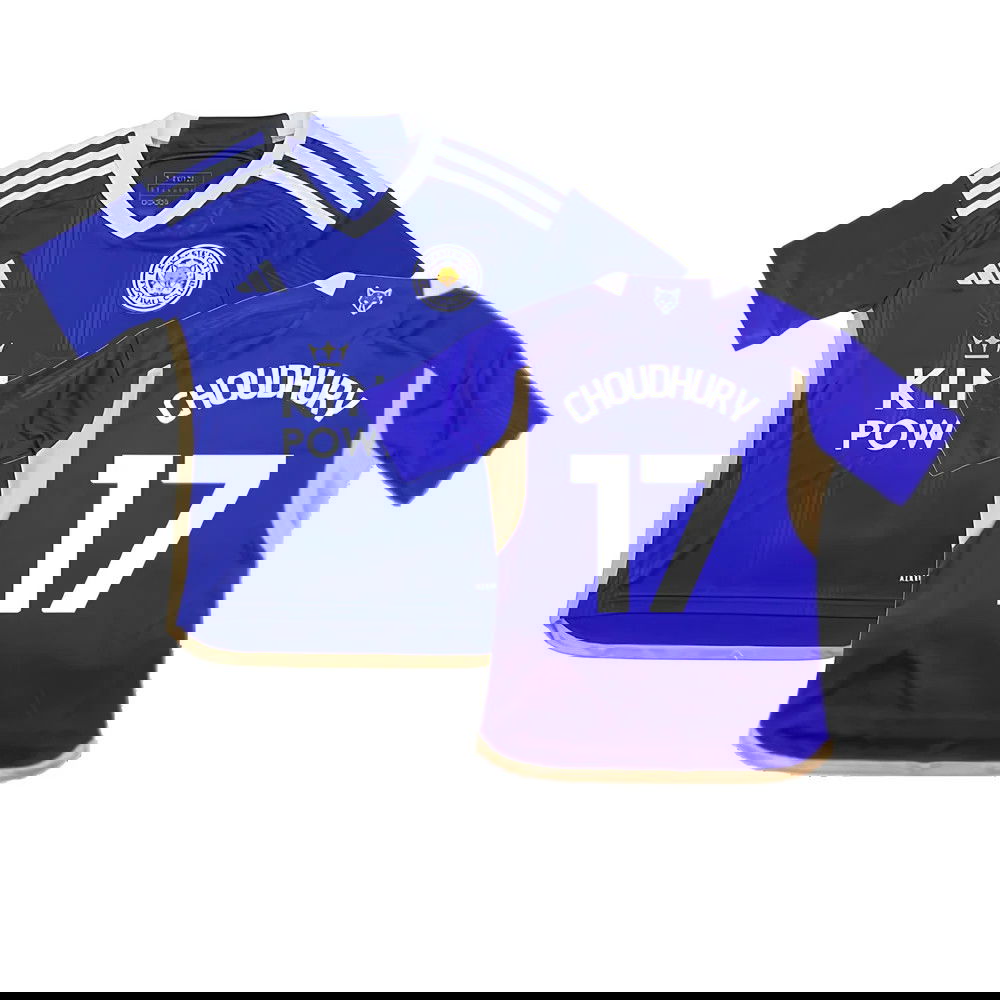2023-2024 Leicester City Home Shirt (Kids) (Choudhury 17)