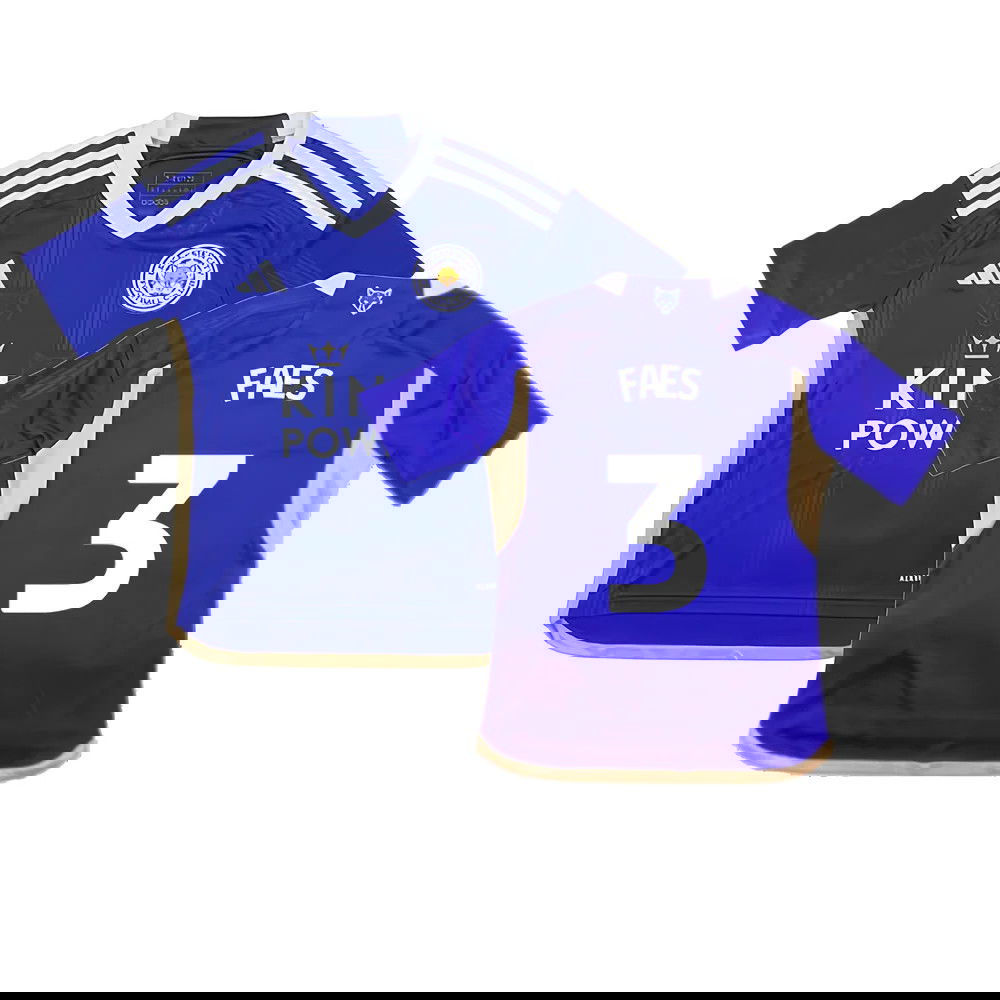2023-2024 Leicester City Home Shirt (Kids) (Faes 3)