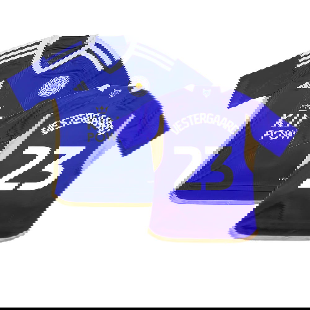 2023-2024 Leicester City Home Shirt (Kids) (Vestergaard 23)